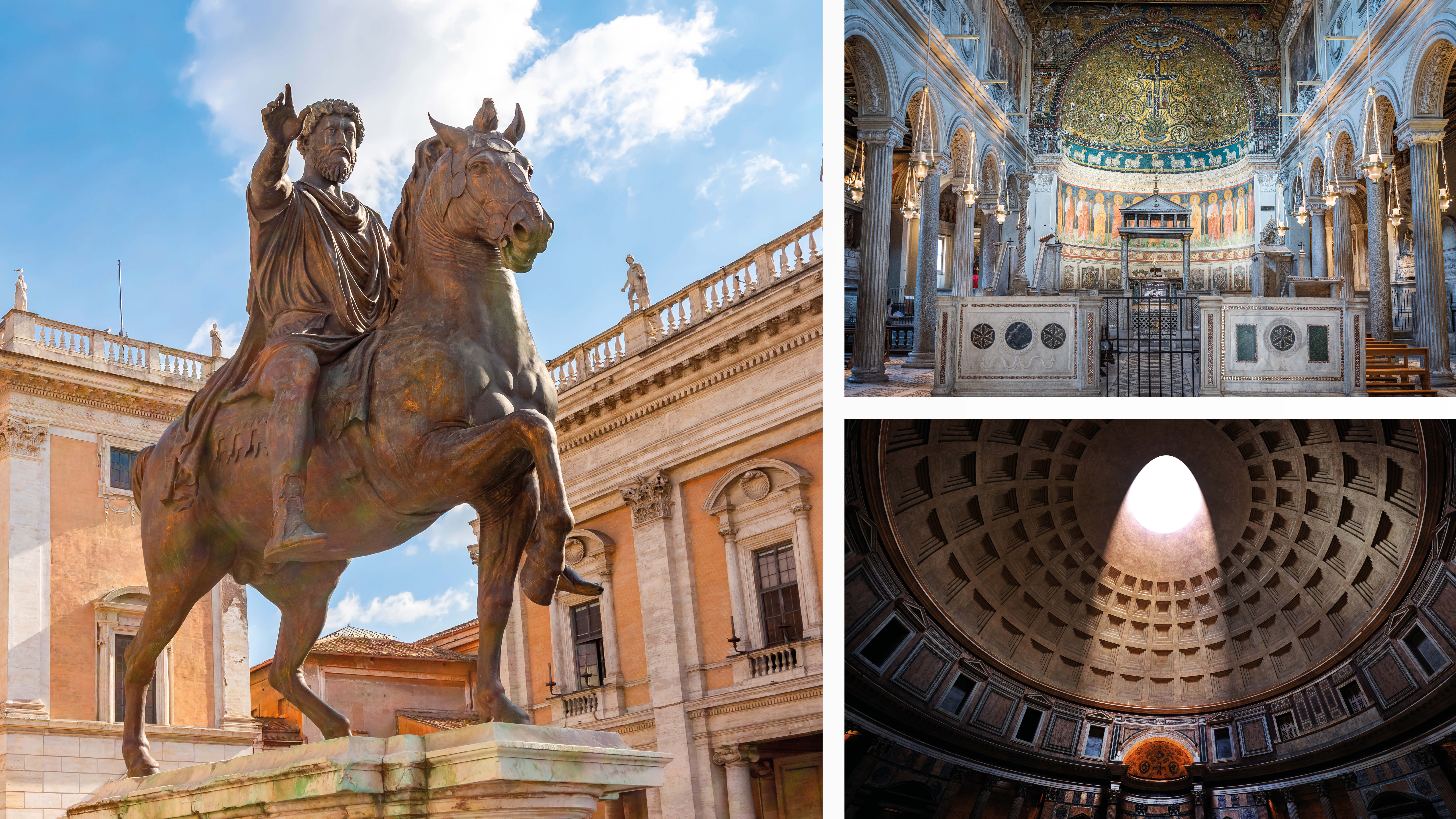 Måndag 27. april - San Clemente - Kapitol - Pantheon